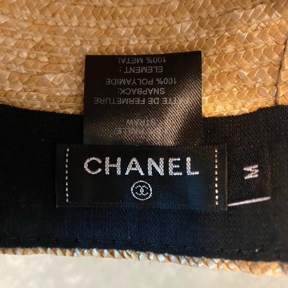 Sold !!!! Chanel Straw Cap - Picture 7 of 8